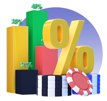 Max Bet Odds with Percentage Symbol Icon